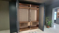 Tumidei Armadio con ante a soffietto a prezzo scontato modello System di- Armadi