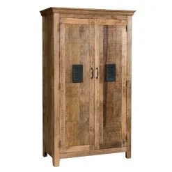 Armadio con ante battenti a prezzo scontato modello Armadio 2 ante newport   di^Outlet Etnico Online