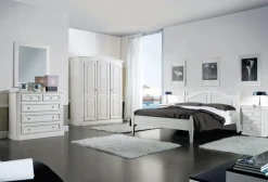 Clearance Armadio con ante battenti classico Mod abete white a prezzo scontato Armadi