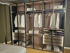 Armadio con ante battenti moderno Crystal a prezzo scontato Armadi