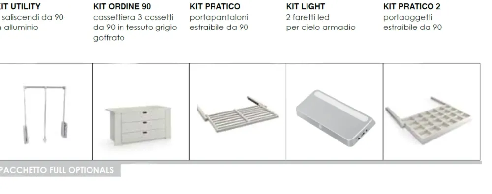 Armadio con ante battenti modello Gdo arb10 scontato del 50%^Artigianale Online