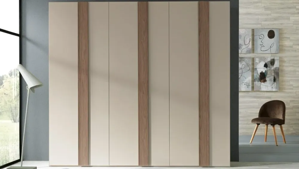 Collezione esclusiva Armadio con ante battenti a prezzo scontato modello Abaco 122 night collection di- Armadi