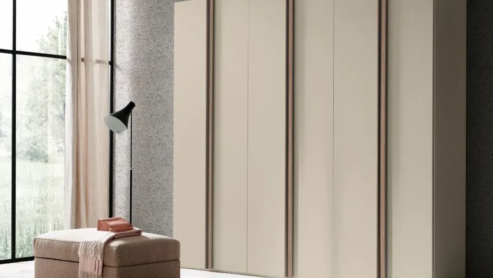 Collezione esclusiva Armadio con ante battenti a prezzo scontato modello Abaco 122 night collection di- Armadi