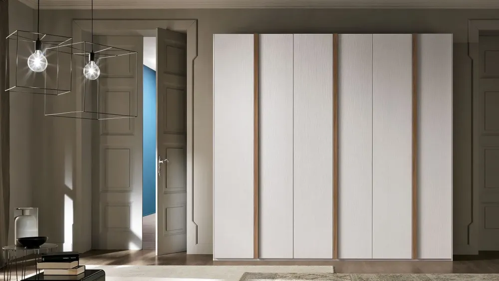 Collezione esclusiva Armadio con ante battenti a prezzo scontato modello Abaco 122 night collection di- Armadi