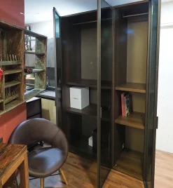 New Armadio con ante battenti modello Armadio 3aqnte vetro glass sunrise  scontato del 30% Armadi