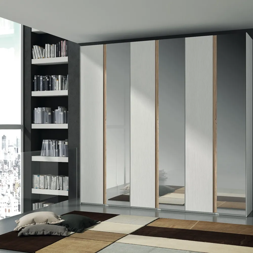 Armadio con ante battenti moderno Reflex oak a prezzo ribassato^Collezione esclusiva New