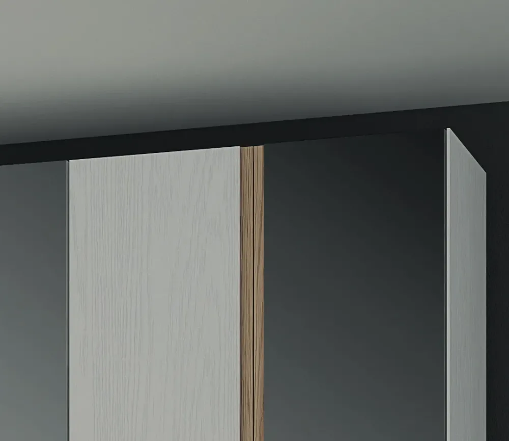 Armadio con ante battenti moderno Reflex oak a prezzo ribassato^Collezione esclusiva New