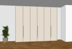 Clearance Armadio con ante battenti moderno 6antepromo con cassettiere a prezzo ribassato Armadi