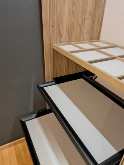 Febal Armadio con ante scorrevoli moderno Halley a prezzo ribassato- Armadi