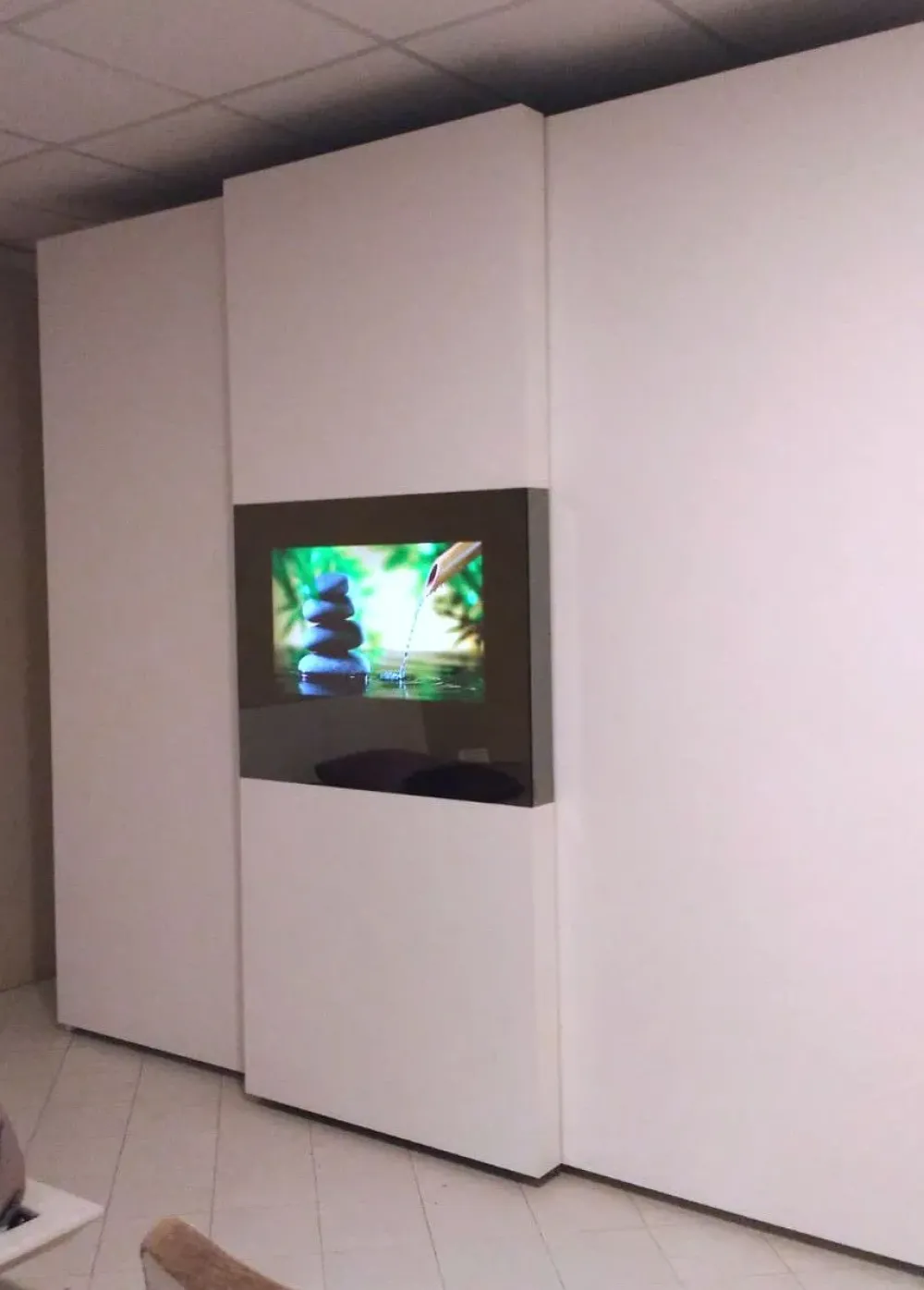 Armadio con ante scorrevoli moderno Wall tv Maronese a prezzo scontato Armadi