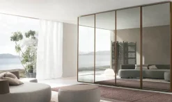 Giessegi Armadio con ante scorrevoli Armadio con ante scorrevoli a specchio mod.blue moon scontato del 35% a prezzo ribassato 35%- Armadi