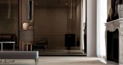 Armadio con ante scorrevoli moderno Glass a prezzo scontato^Olivieri