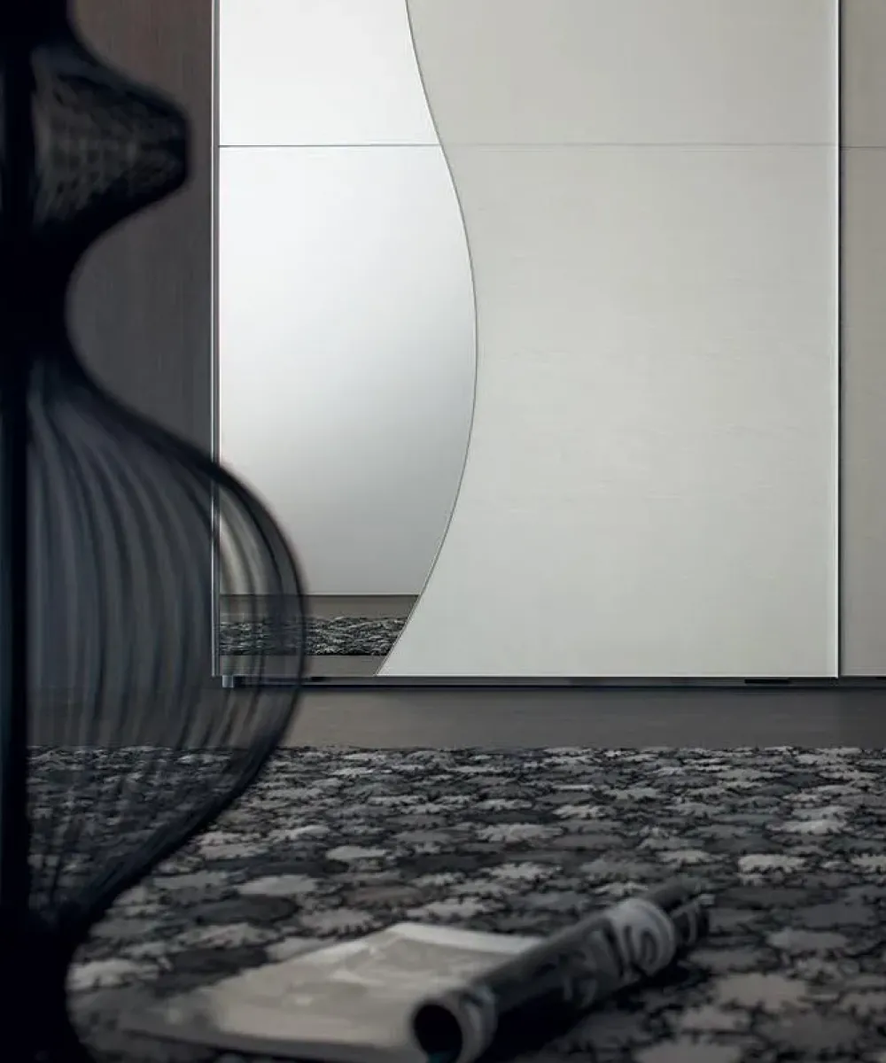 Armadio con ante scorrevoli moderno Twist Maronese a prezzo ribassato Armadi