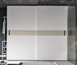 Outlet Armadio con ante scorrevoli moderno Athena a prezzo scontato Armadi