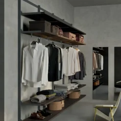 Armadio con cabina armadio moderno Naked a prezzo scontato^Orme Clearance