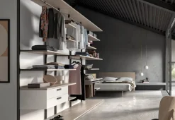 Armadio con cabina armadio moderno Z04 * a prezzo scontato^Artigianale Best