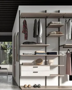 Armadio con cabina armadio moderno Z04 * a prezzo scontato^Artigianale Best