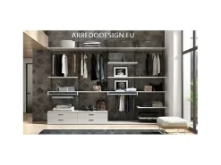 Online Armadio con cabina armadio modello Z05 * scontato del 40% Armadi