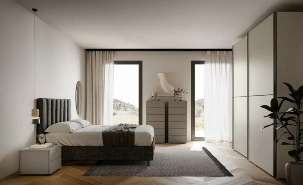 Santalucia Armadio con cabina armadio moderno Armadio scorrevole santa lucia nilo a prezzo scontato- Armadi