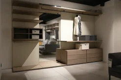 Armadio con cabina armadio modello System scontato del 65%^Archimede Outlet