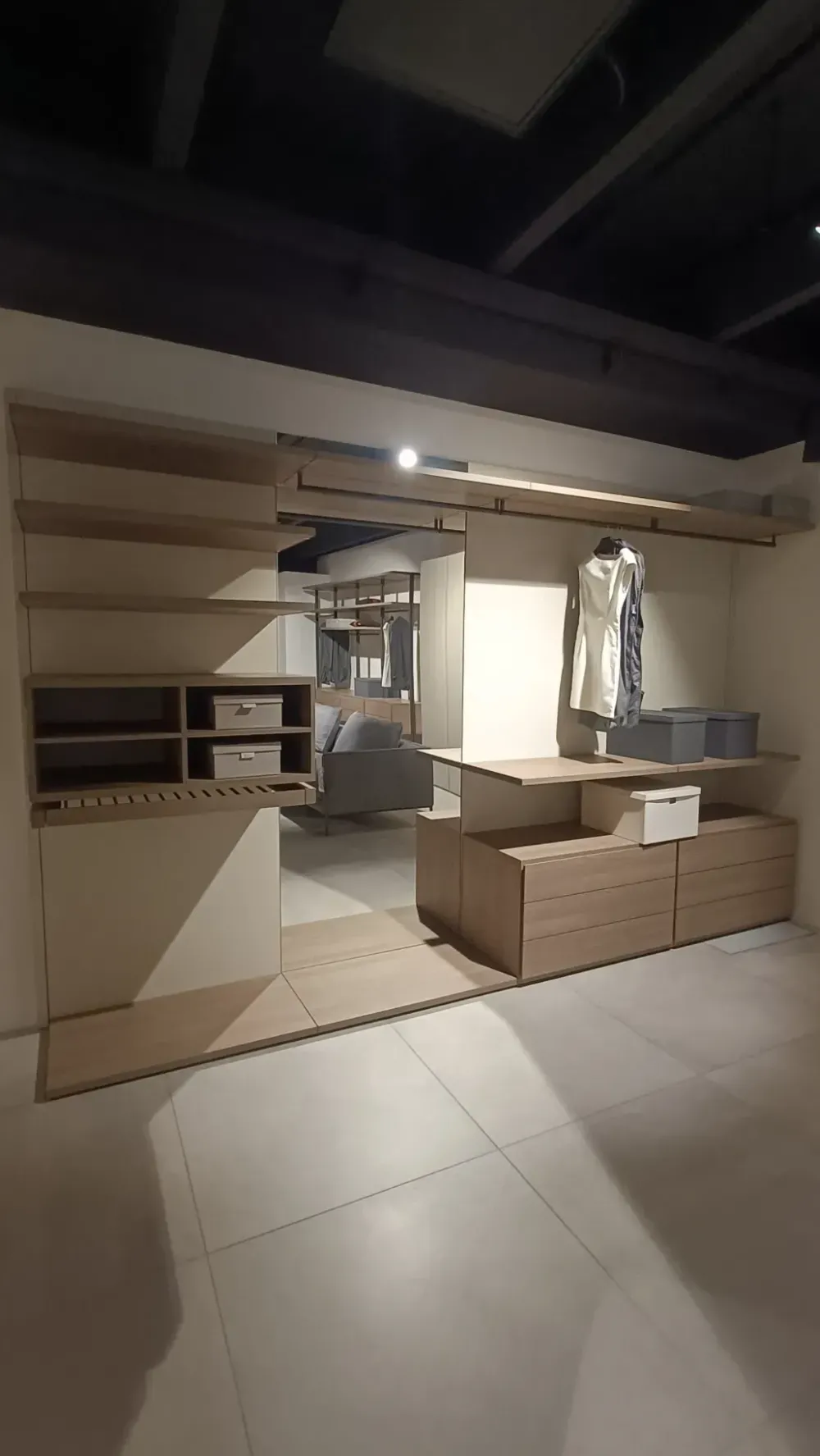 Armadio con cabina armadio modello System scontato del 65%^Archimede Outlet