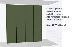 Armadio Cornice con anta in pelle sintetica di A PREZZO SCONTATO 46%^Pianca Online