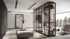 Armadio design Domino glass di a PREZZO OUTLET -30%^Veneran Discount