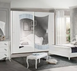 Artigianale Armadio design Modello tiffany di a PREZZO OUTLET -35%- Armadi