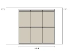 Moretti Compact Camerette Armadio di Moretti compact modello Armadio room 01 in laminato opaco con sconto -30%- Armadi