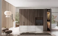 Corazzin Armadio Elegant tv a otto ante a prezzo scontato- Armadi