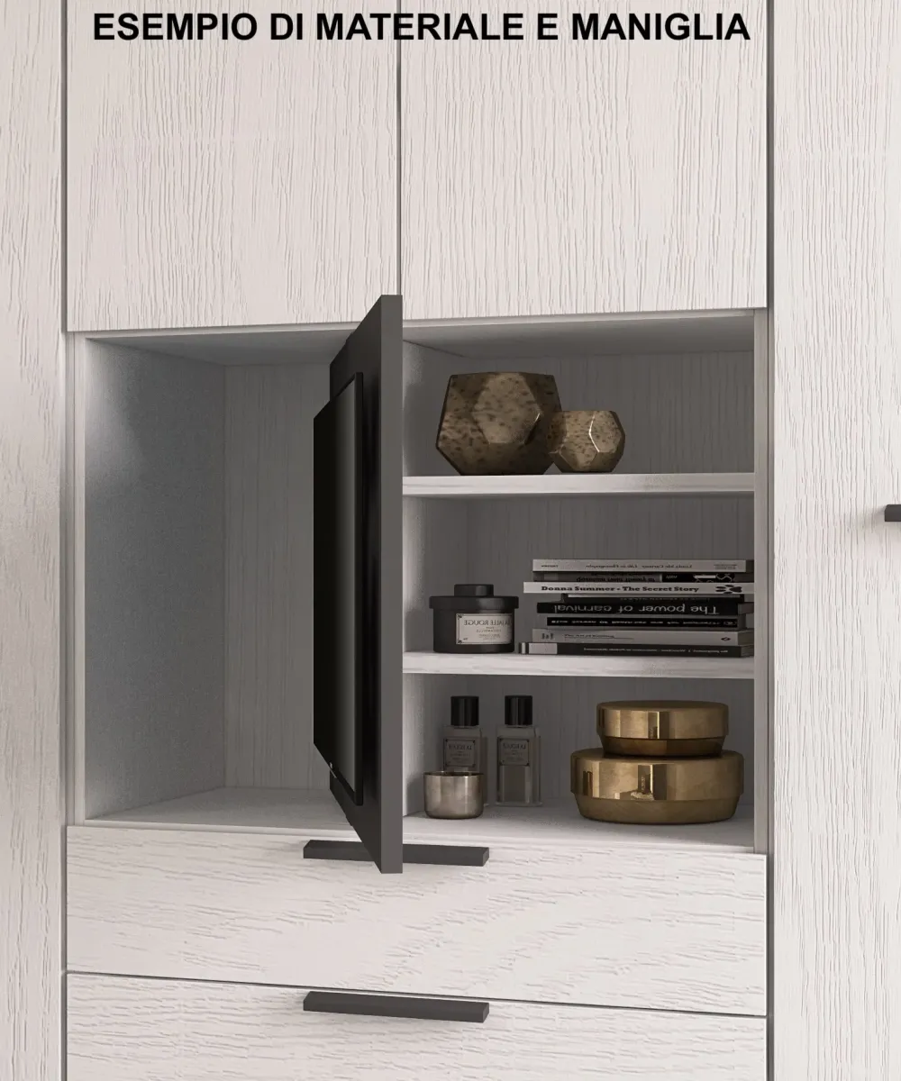 Collezione esclusiva Armadio Horizon 6 con ante battenti SCONTATO a PREZZI OUTLET- Armadi