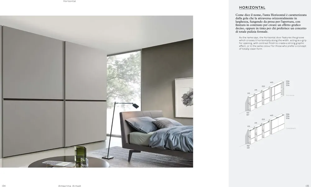 ARMADIO Horizontal legno OFFERTA OUTLET^Sangiacomo Online