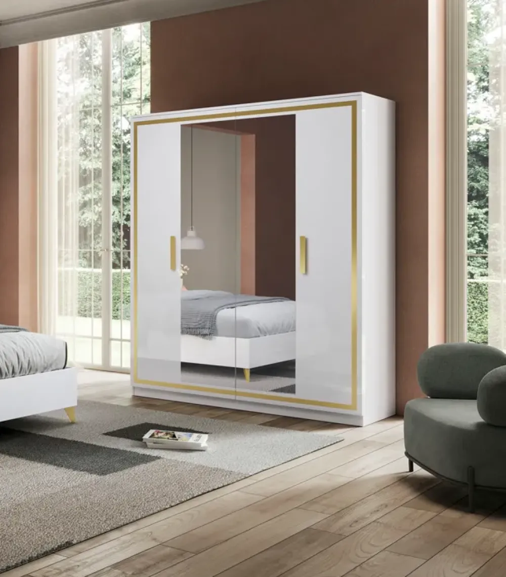 Armadio in laccato lucido Armadio gold a marchio scontato -50%^Artigianale Best