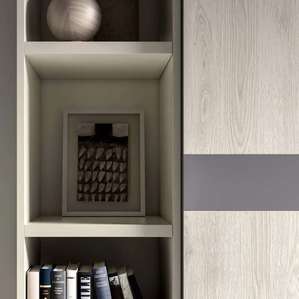 New Armadio in laminato materico Power 11 a marchio scontato -40% Armadi