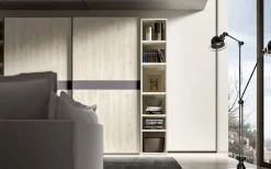 New Armadio in laminato materico Power 11 a marchio scontato -40% Armadi