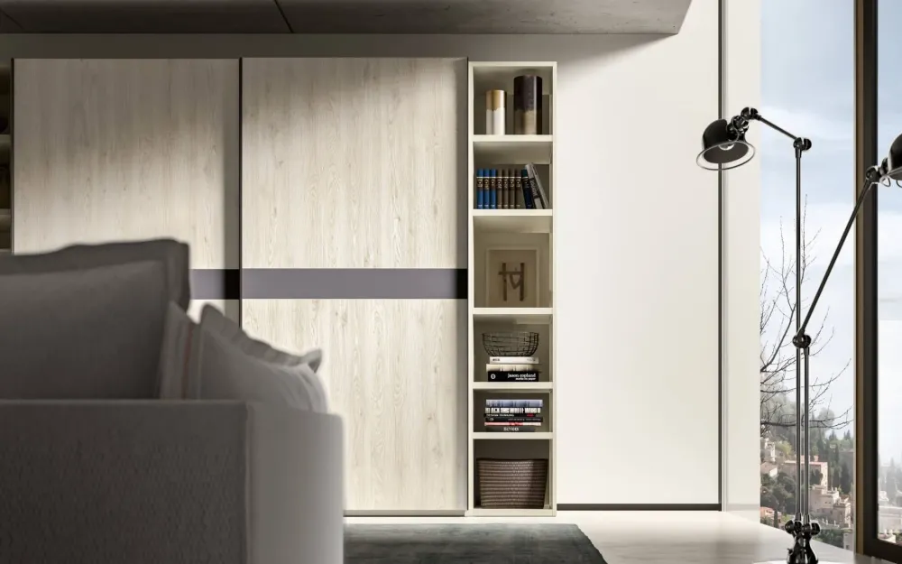 New Armadio in laminato materico Power 11 a marchio scontato -40% Armadi