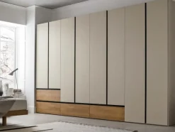 Tomasella Armadio in laminato materico Modula  a marchio scontato -36%- Armadi