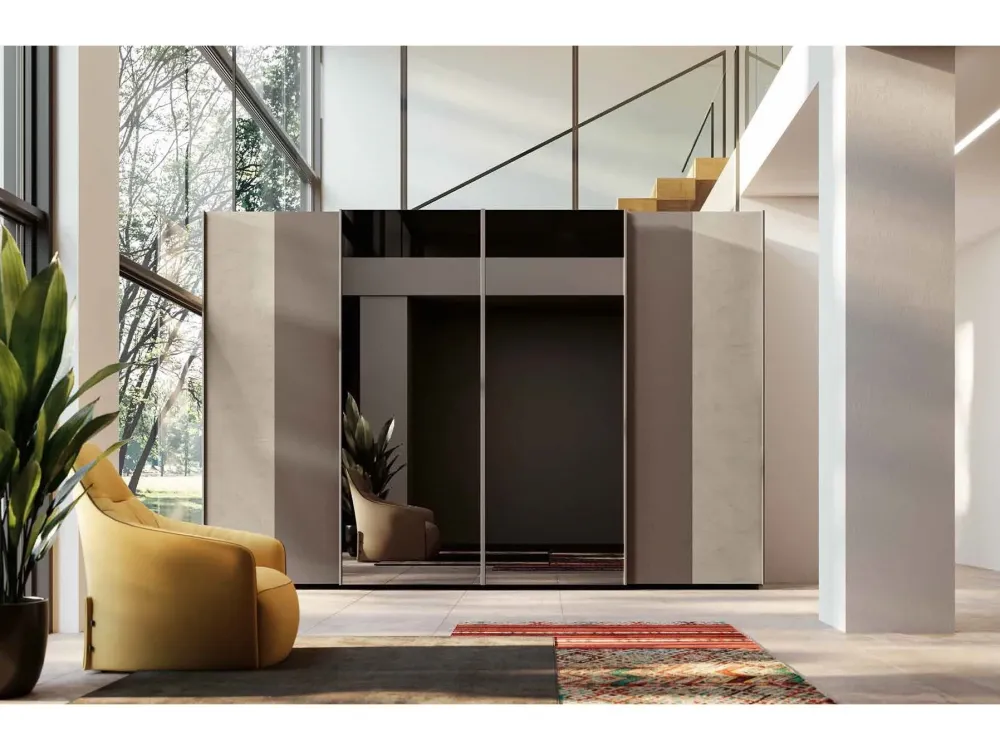 Armadio in laminato materico Arm4 a marchio scontato -50%^Artigianale Hot