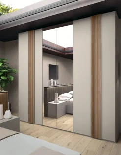 Collezione esclusiva Armadio in laminato opaco Riga extra a marchio scontato -54%- Armadi