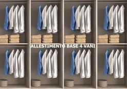 Collezione esclusiva Armadio in laminato opaco Riga extra a marchio scontato -54%- Armadi