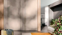 Orme Armadio in laminato opaco light armadio scorrevole con anta terna a marchio scontato -30%- Armadi