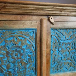 Hot Armadio in legno Armadio etnico intarsi india a marchio scontato -37% Armadi