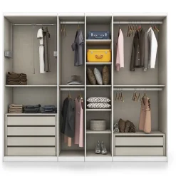 Collezione esclusiva Armadio Laik 8: esclusivo, 8 ante, prezzo Outlet! Acquistalo ora!- Armadi