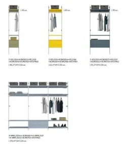 ZG Mobili Armadio Metal di A PREZZO SCONTATO 40%- Armadi