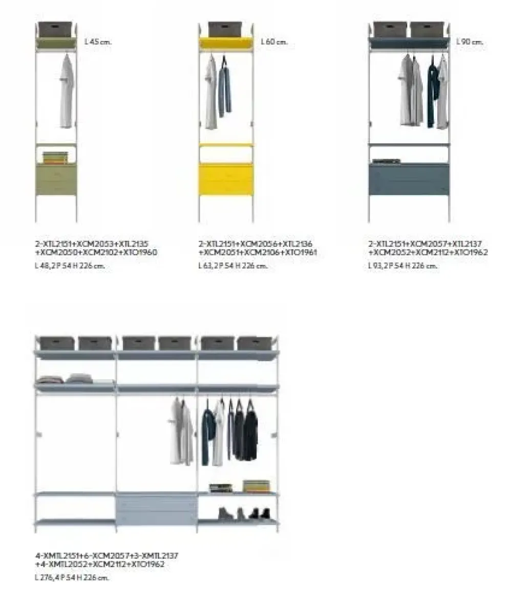 ZG Mobili Armadio Metal di A PREZZO SCONTATO 40%- Armadi