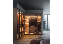 Pianca Armadio Milano realizzato in vetro di scontato -25%- Armadi