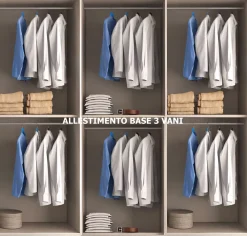 Armadio Mirror scontato del 51%. Ante battenti.^Collezione esclusiva Clearance