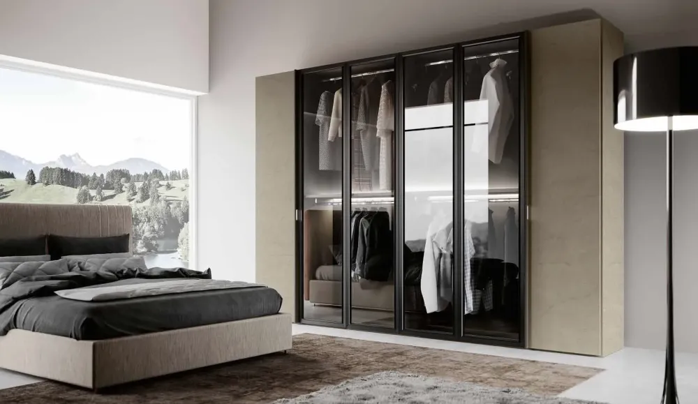 Imab Armadio moderno Arm33 PREZZI OUTLET- Armadi