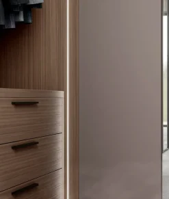 Collezione esclusiva Armadio moderno Armadio battente anta split Mottes selection PREZZI OUTLET- Armadi