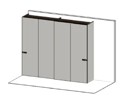 Pianca Armadio moderno Armadio scorrevole icona  con uno sconto imperdibile- Armadi